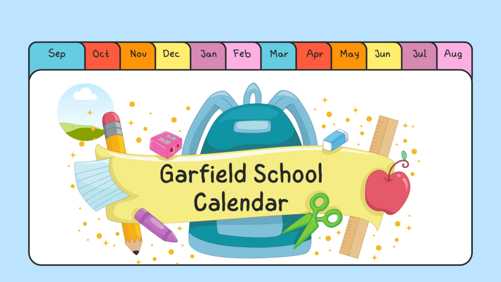 cartoon school calendar