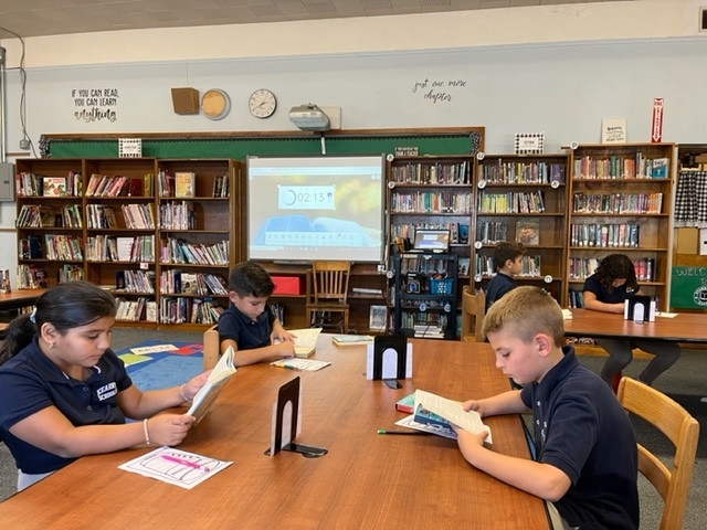 Starbooks Cafe Book Tasting at Garfield School Library